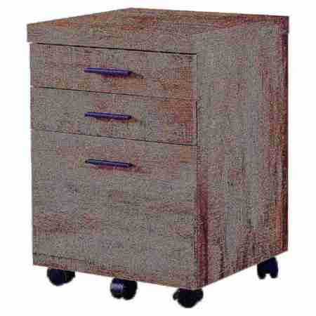 Monarch Specialties File Cabinet, Rolling Mobile, Storage Drawers, Printer Stand, Office, Work, Laminate, Brown I 7400